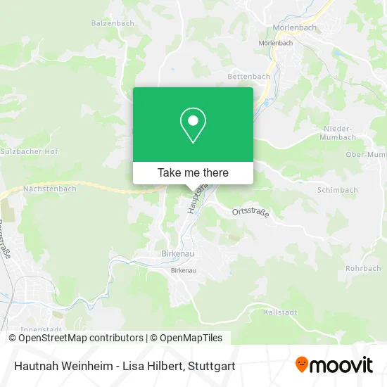 Карта Hautnah Weinheim - Lisa Hilbert