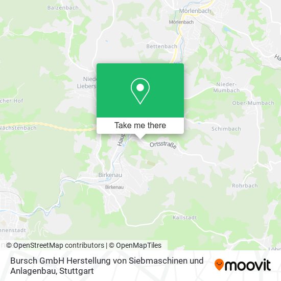 Bursch GmbH Herstellung von Siebmaschinen und Anlagenbau map