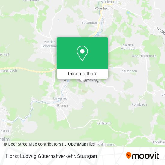 Horst Ludwig Güternahverkehr map