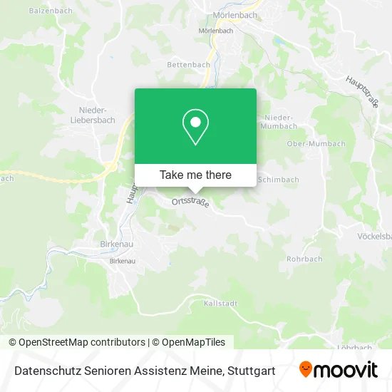Карта Datenschutz Senioren Assistenz Meine