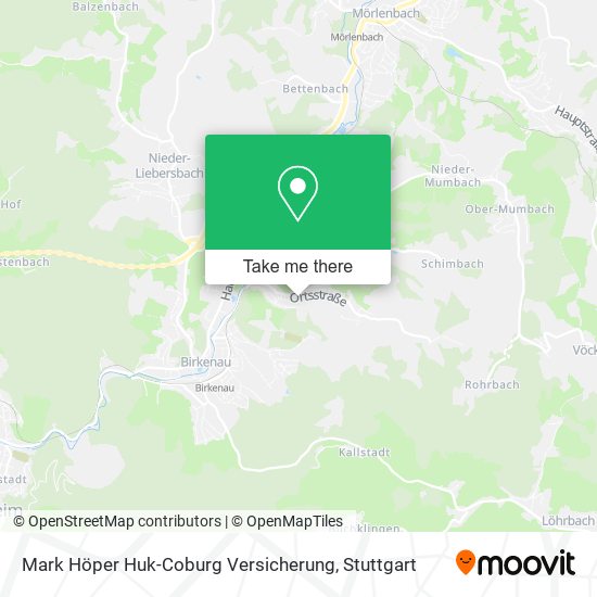 Mark Höper Huk-Coburg Versicherung map