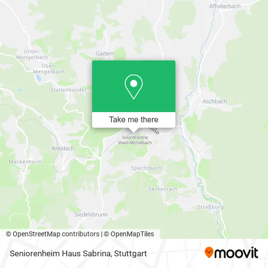 Карта Seniorenheim Haus Sabrina