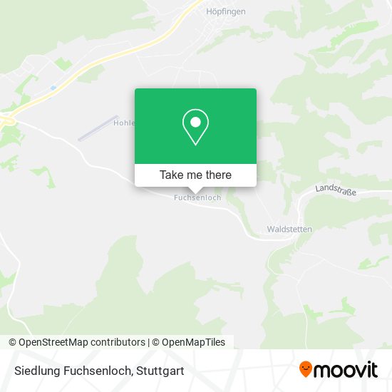 Siedlung Fuchsenloch map