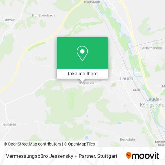 Карта Vermessungsbüro Jessensky + Partner