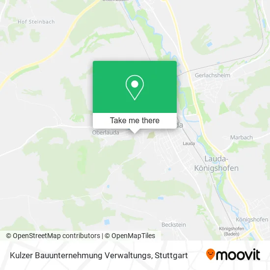 Карта Kulzer Bauunternehmung Verwaltungs