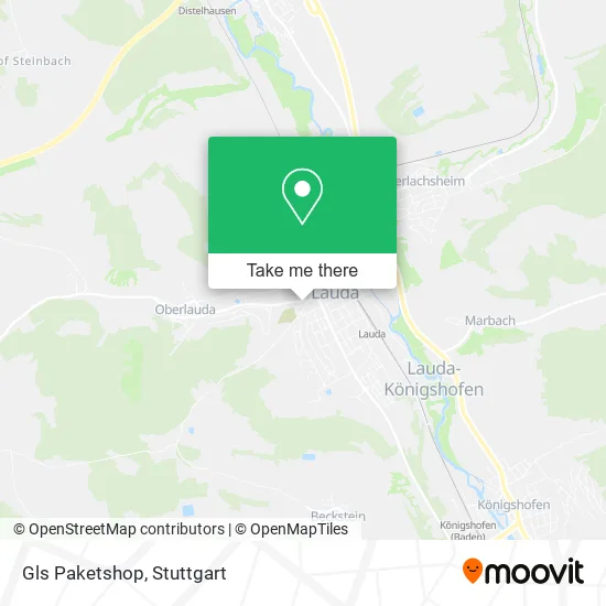 Карта Gls Paketshop