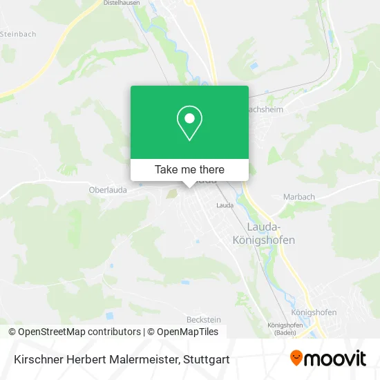 Карта Kirschner Herbert Malermeister