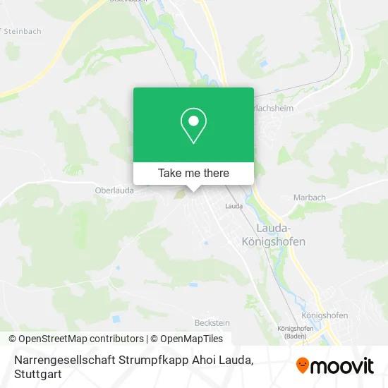 Карта Narrengesellschaft Strumpfkapp Ahoi Lauda