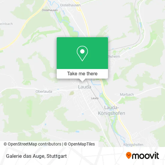 Карта Galerie das Auge