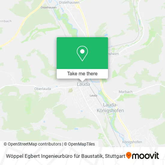 Карта Wöppel Egbert Ingenieurbüro für Baustatik