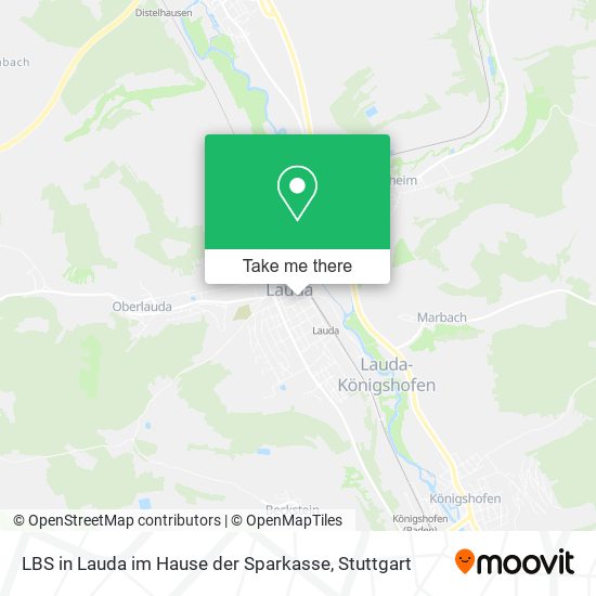 LBS in Lauda im Hause der Sparkasse map