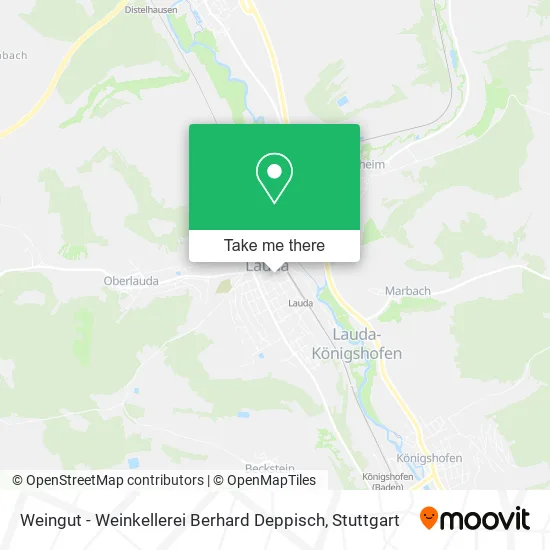 Карта Weingut - Weinkellerei Berhard Deppisch