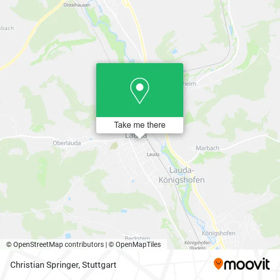 Карта Christian Springer