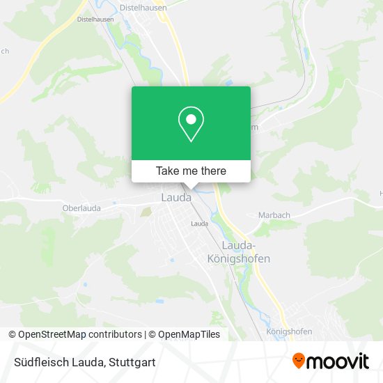 Südfleisch Lauda map