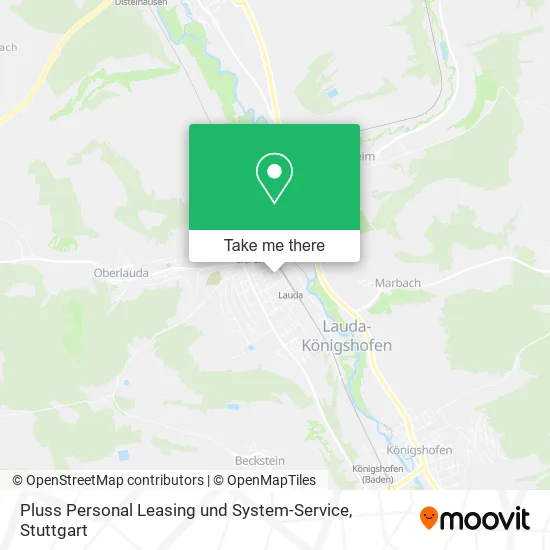 Карта Pluss Personal Leasing und System-Service