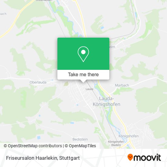 Карта Friseursalon Haarlekin