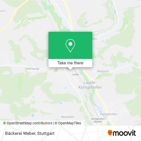 Bäckerei Weber map