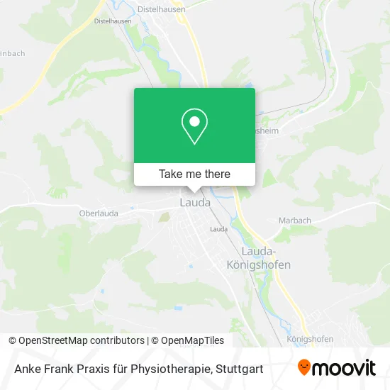 Карта Anke Frank Praxis für Physiotherapie