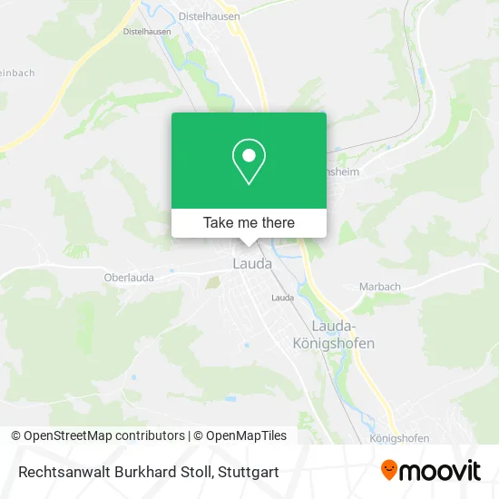Карта Rechtsanwalt Burkhard Stoll