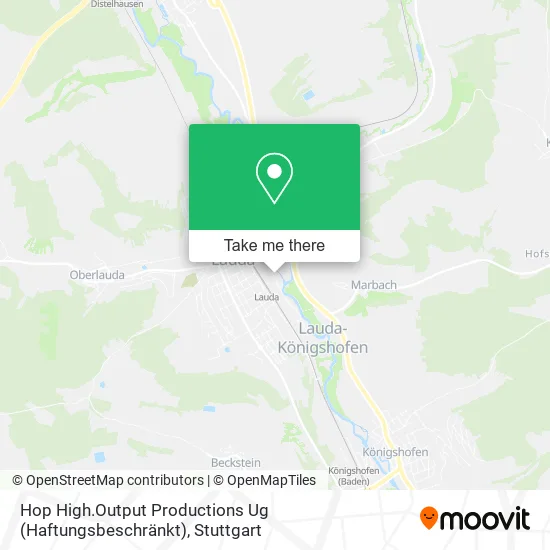 Карта Hop High.Output Productions Ug (Haftungsbeschränkt)