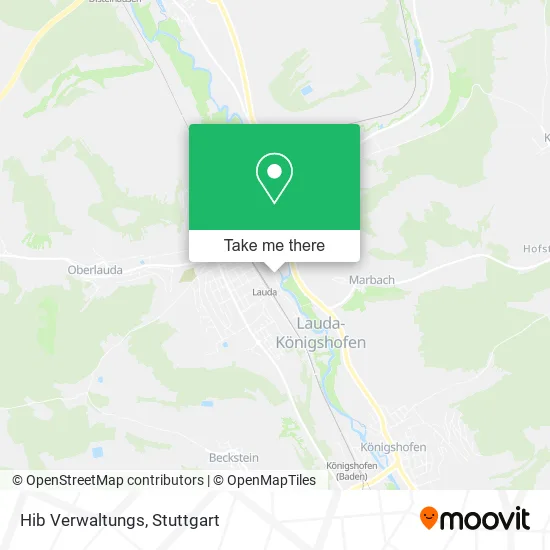Карта Hib Verwaltungs