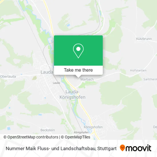 Карта Nummer Maik Fluss- und Landschaftsbau