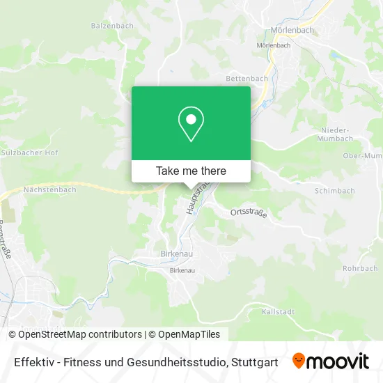 Карта Effektiv - Fitness und Gesundheitsstudio