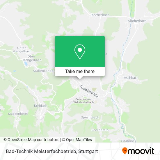Bad-Technik Meisterfachbetrieb map
