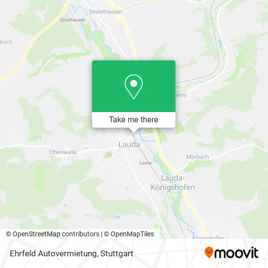 Карта Ehrfeld Autovermietung