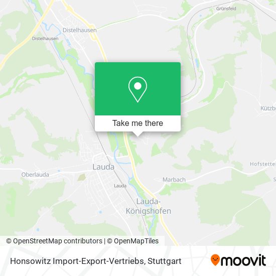 Карта Honsowitz Import-Export-Vertriebs