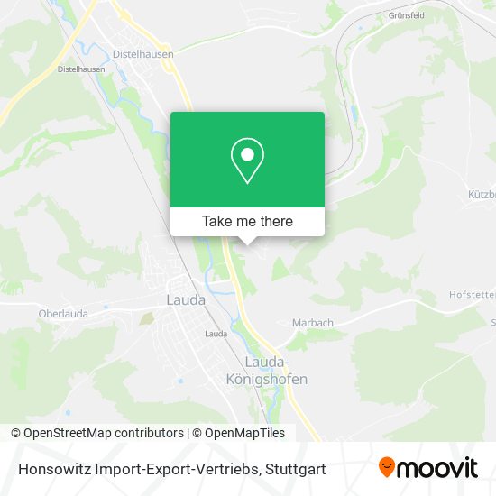 Honsowitz Import-Export-Vertriebs map