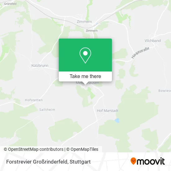 Карта Forstrevier Großrinderfeld