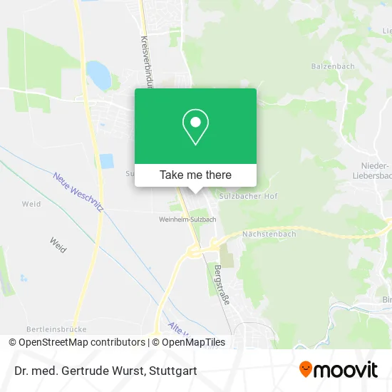 Карта Dr. med. Gertrude Wurst