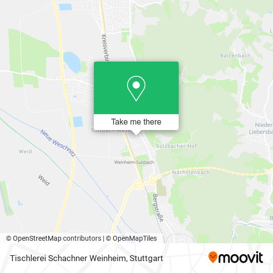 Tischlerei Schachner Weinheim map
