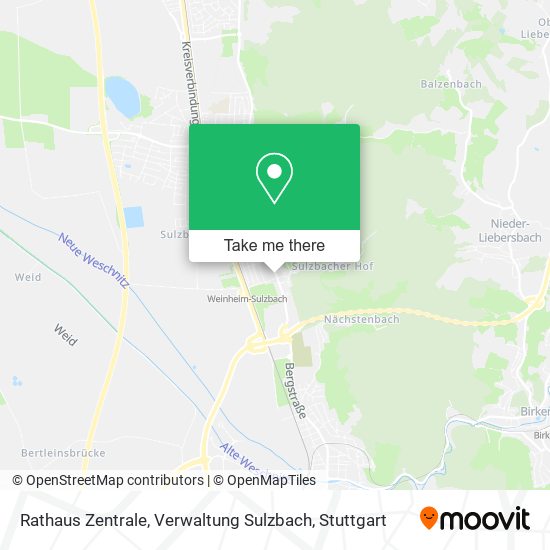 Rathaus Zentrale, Verwaltung Sulzbach map