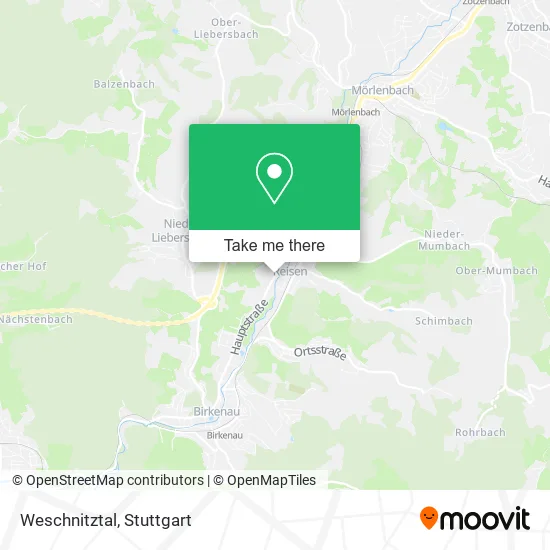 Карта Weschnitztal