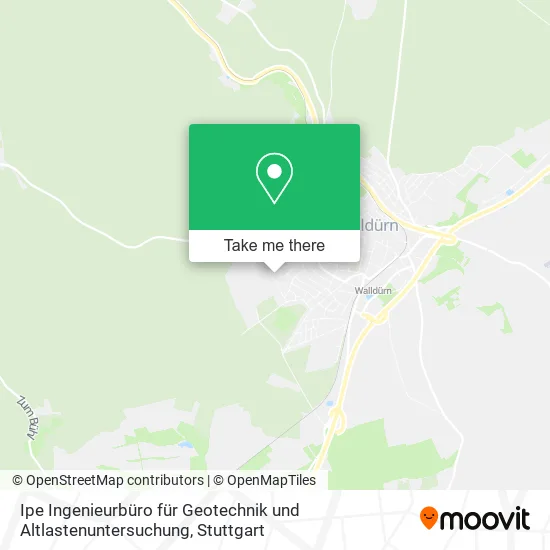Карта Ipe Ingenieurbüro für Geotechnik und Altlastenuntersuchung