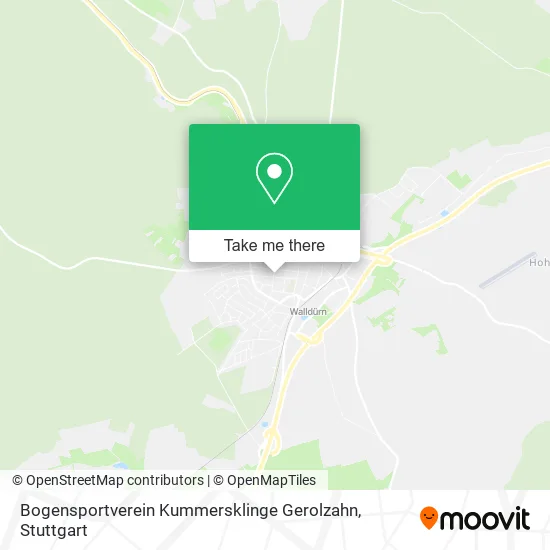 Карта Bogensportverein Kummersklinge Gerolzahn