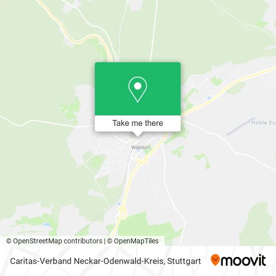 Карта Caritas-Verband Neckar-Odenwald-Kreis