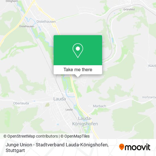 Junge Union - Stadtverband Lauda-Königshofen map