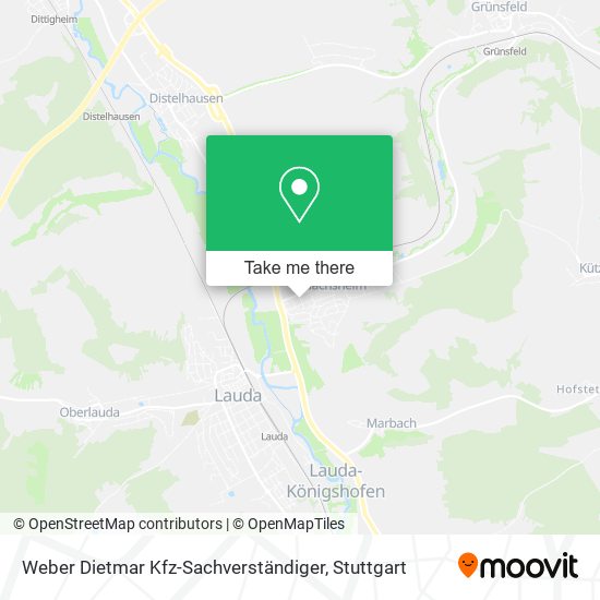 Карта Weber Dietmar Kfz-Sachverständiger