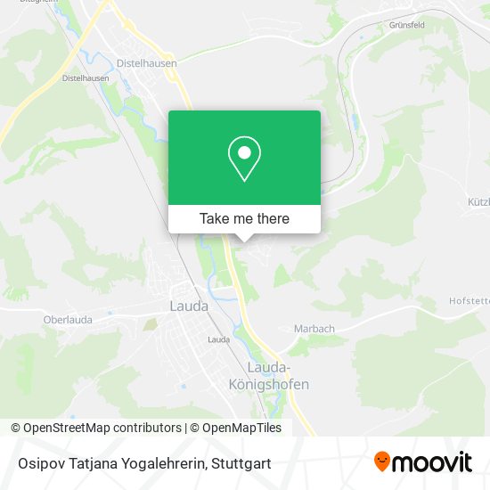 Osipov Tatjana Yogalehrerin map