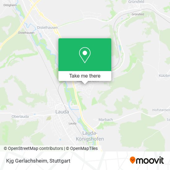Карта Kjg Gerlachsheim