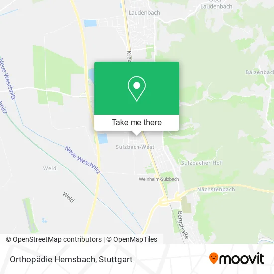 Карта Orthopädie Hemsbach