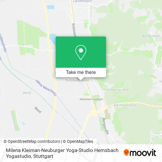 Карта Milena Kleiman-Neuburger Yoga-Studio Hemsbach Yogastudio