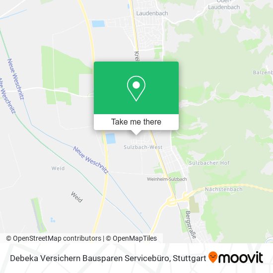 Debeka Versichern Bausparen Servicebüro map