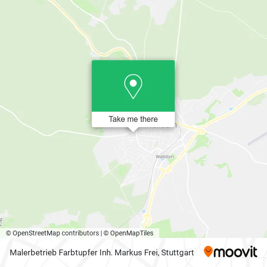 Карта Malerbetrieb Farbtupfer Inh. Markus Frei