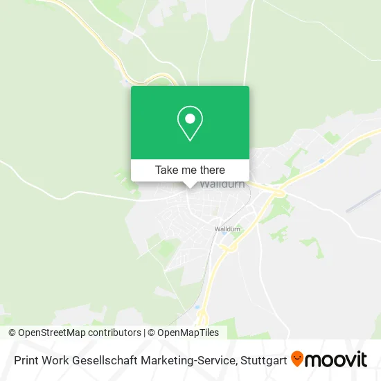 Карта Print Work Gesellschaft Marketing-Service