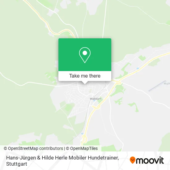 Карта Hans-Jürgen & Hilde Herle Mobiler Hundetrainer