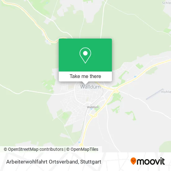 Карта Arbeiterwohlfahrt Ortsverband